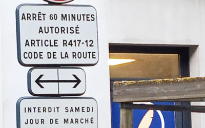 Rappel de la réglementation du stationnement le samedi matin, jour du marché hebdomadaire