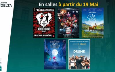 Réouverture du Cinéma Le Delta : mercredi 19 mai 2021