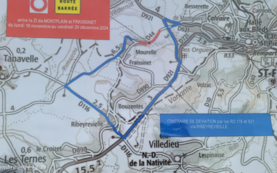 Travaux sur le réseau AEP de la route départementale 44